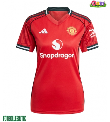 Manchester United Hemmatröja Kvinnor 2025-26 Kortärmad